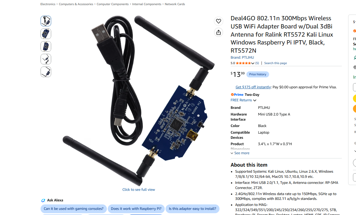 Deal4GO RT5572 USB adapter